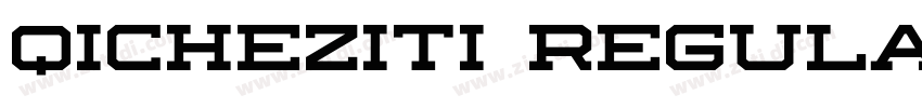 qicheziti Regular字体转换 qicheziti Regular字体转换